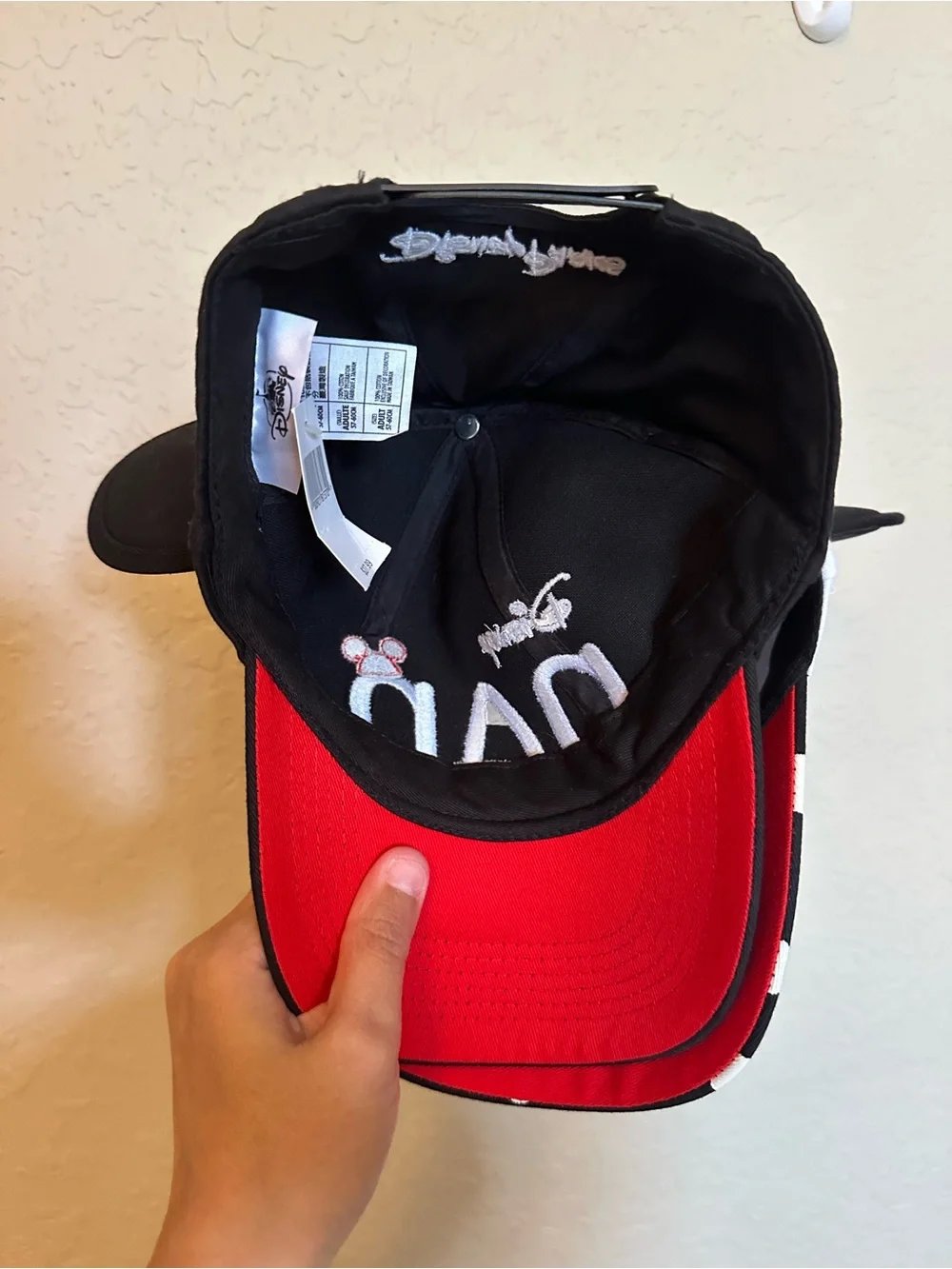 Disney Mom and Dad Mickey Ear Hat - Black & White